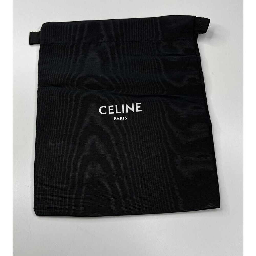 New Celine Paris Drawstring Duster Travel Bag Black